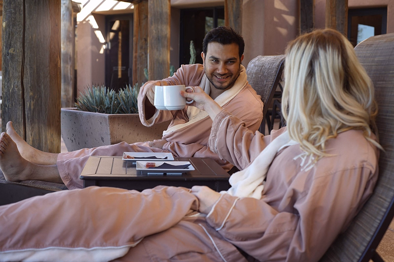 Aji Spa Couple in Robes