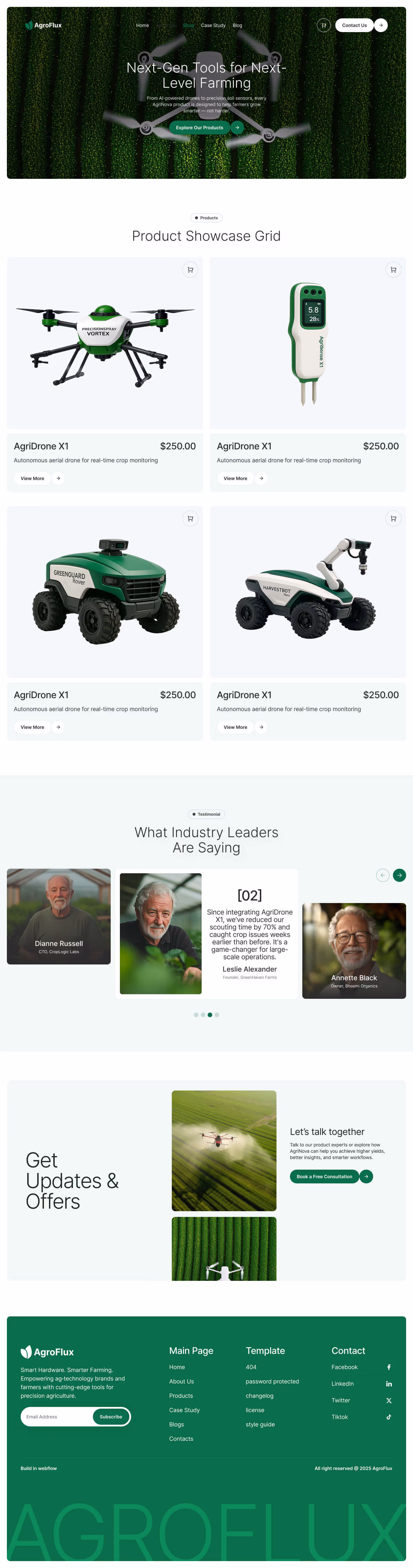 Products Preview Page