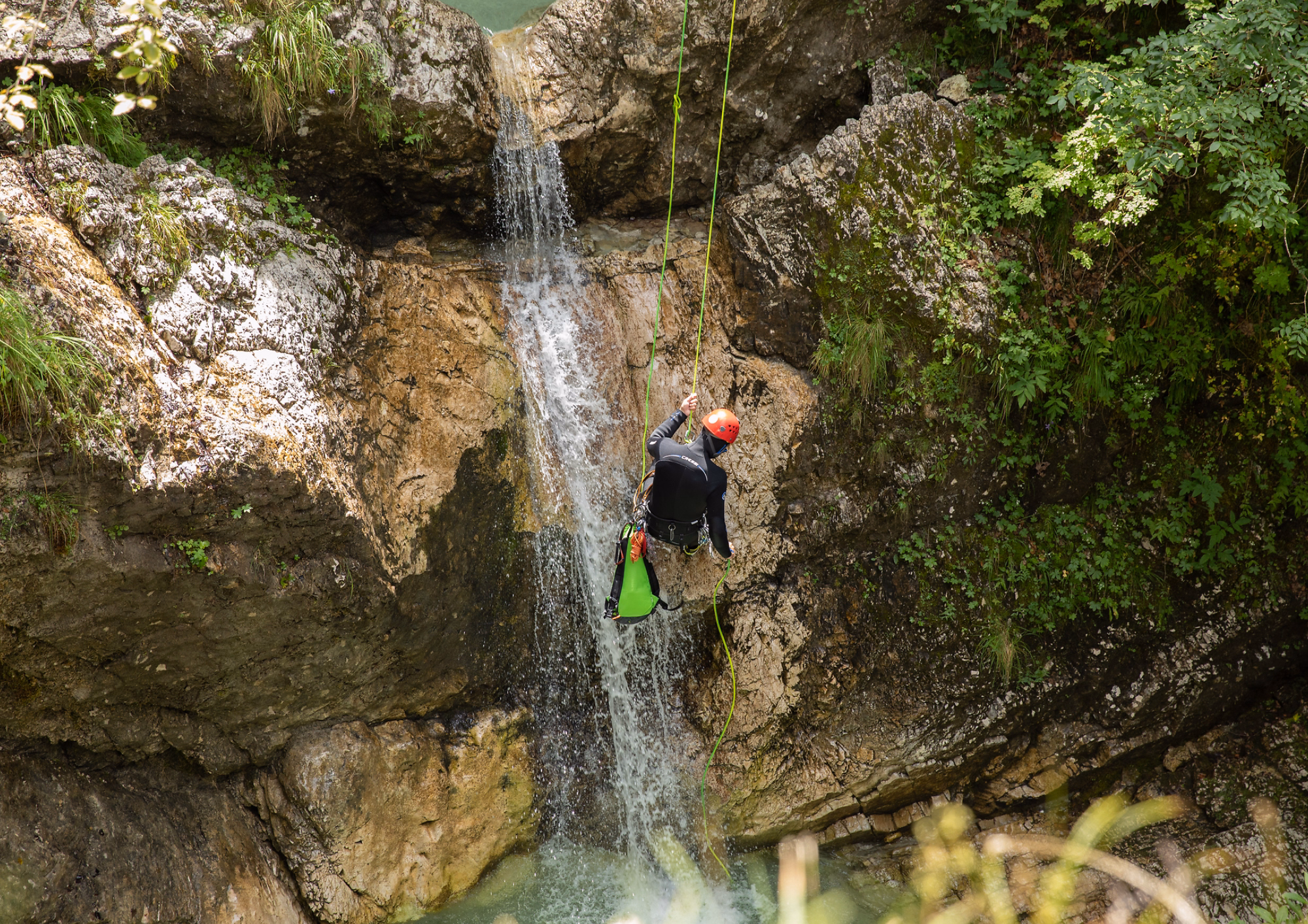 Canyoning in the Soča Valley