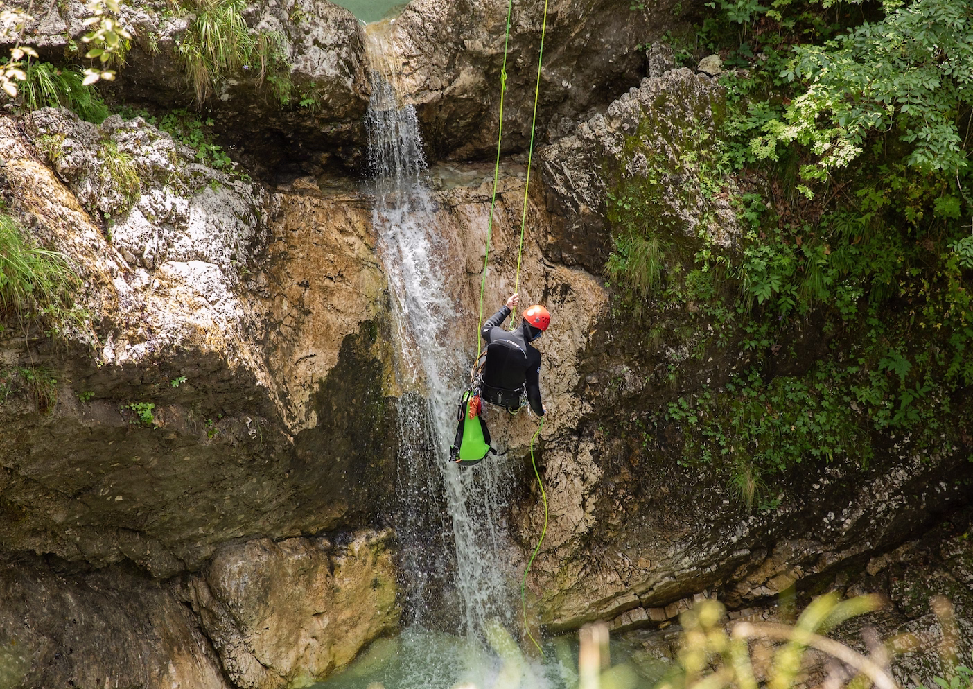 Canyoning in the Soča Valley