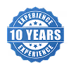 10 Years of Experience Badge