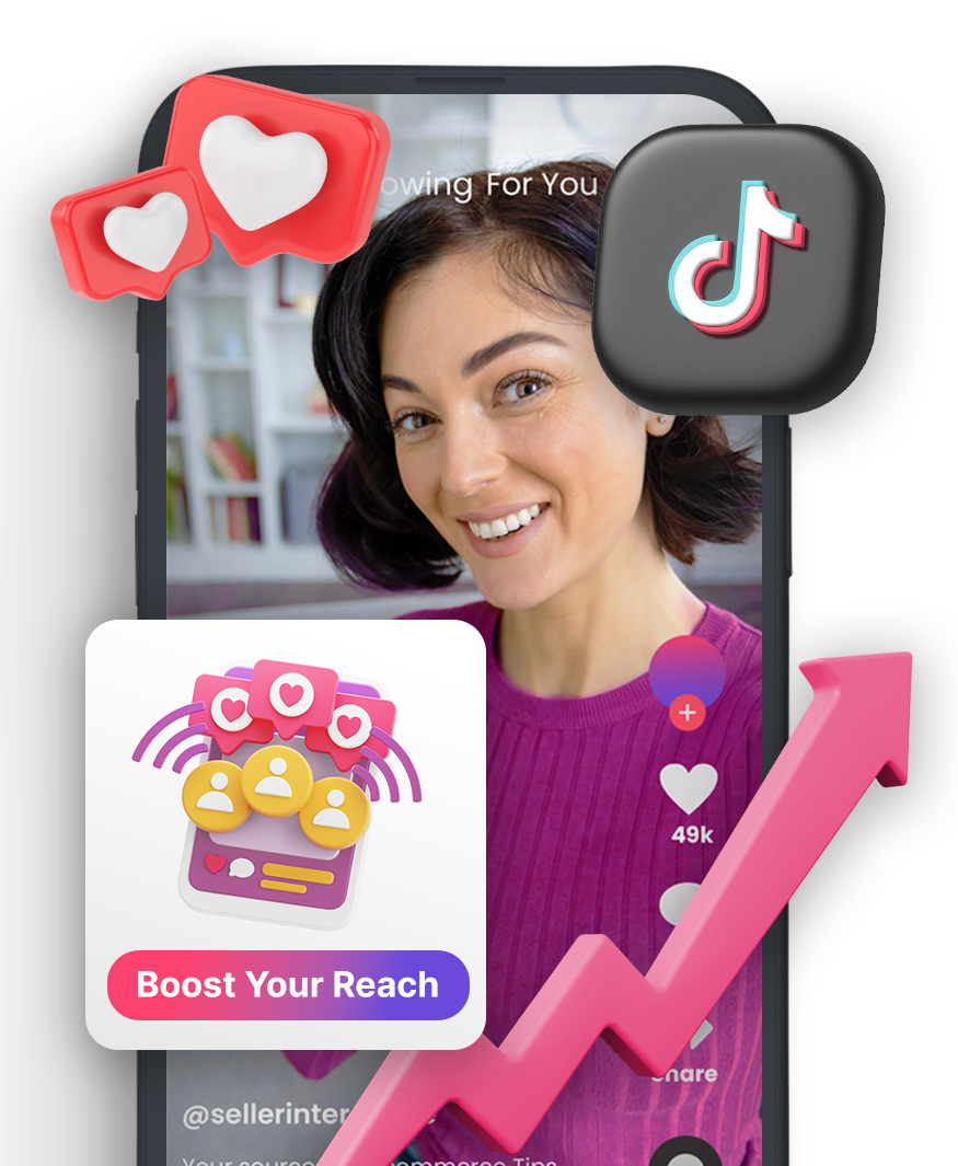 TikTok Ads management illustration - full-funnel TikTok advertising services