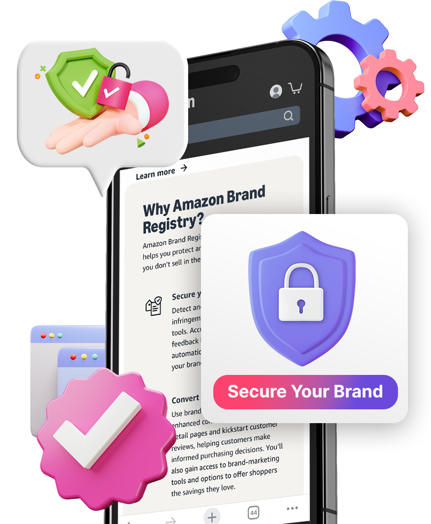 Amazon brand protection approach illustration