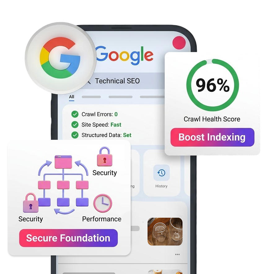 Technical SEO Services illustration