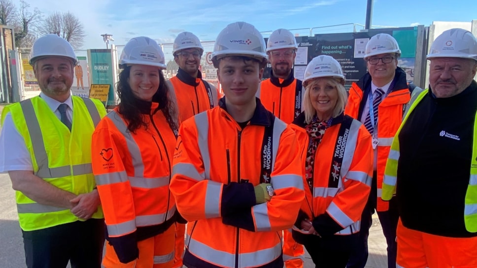 Dudley Council Construction Apprentices at Work