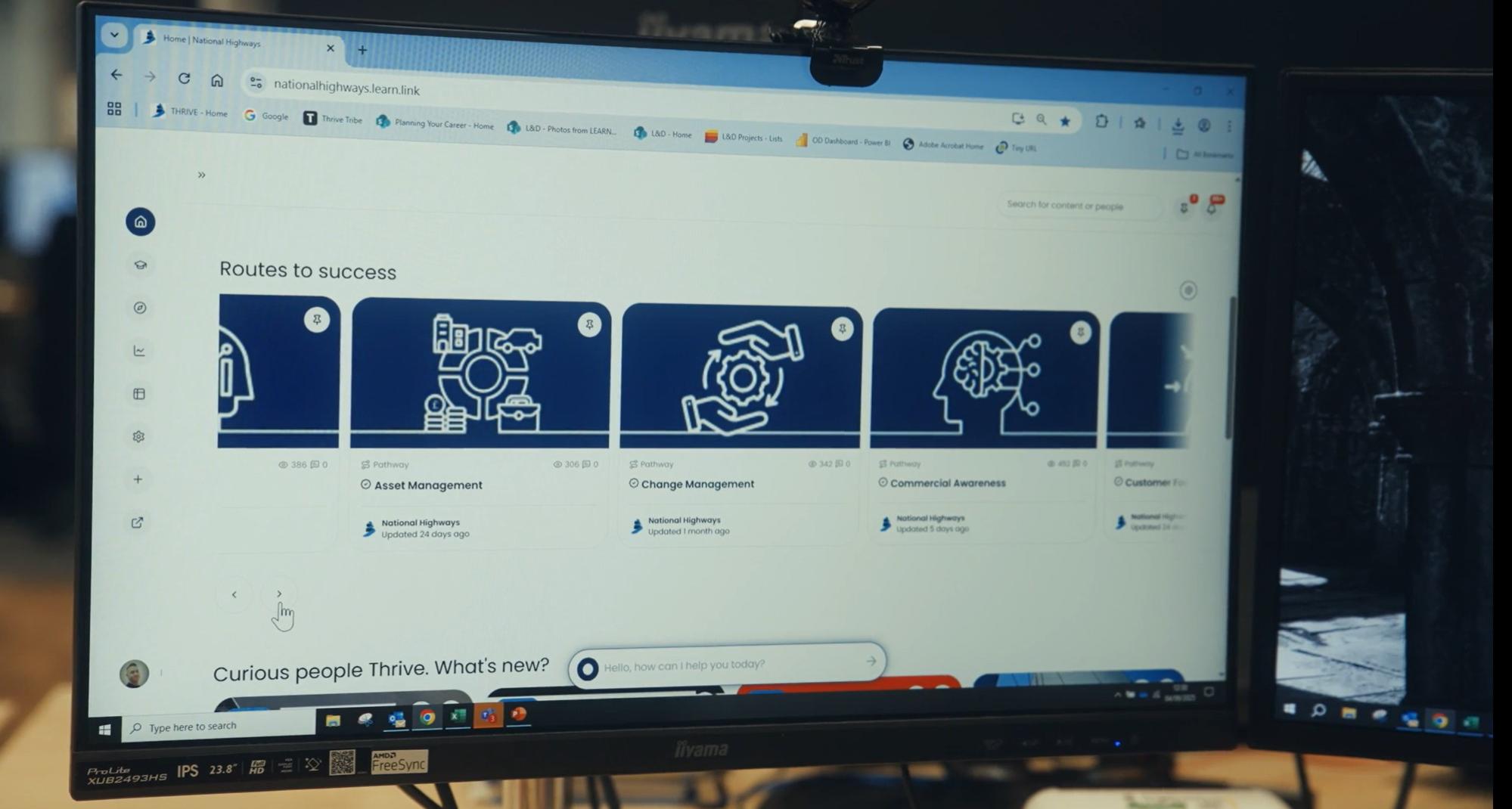 Government elearning and training on Thrive