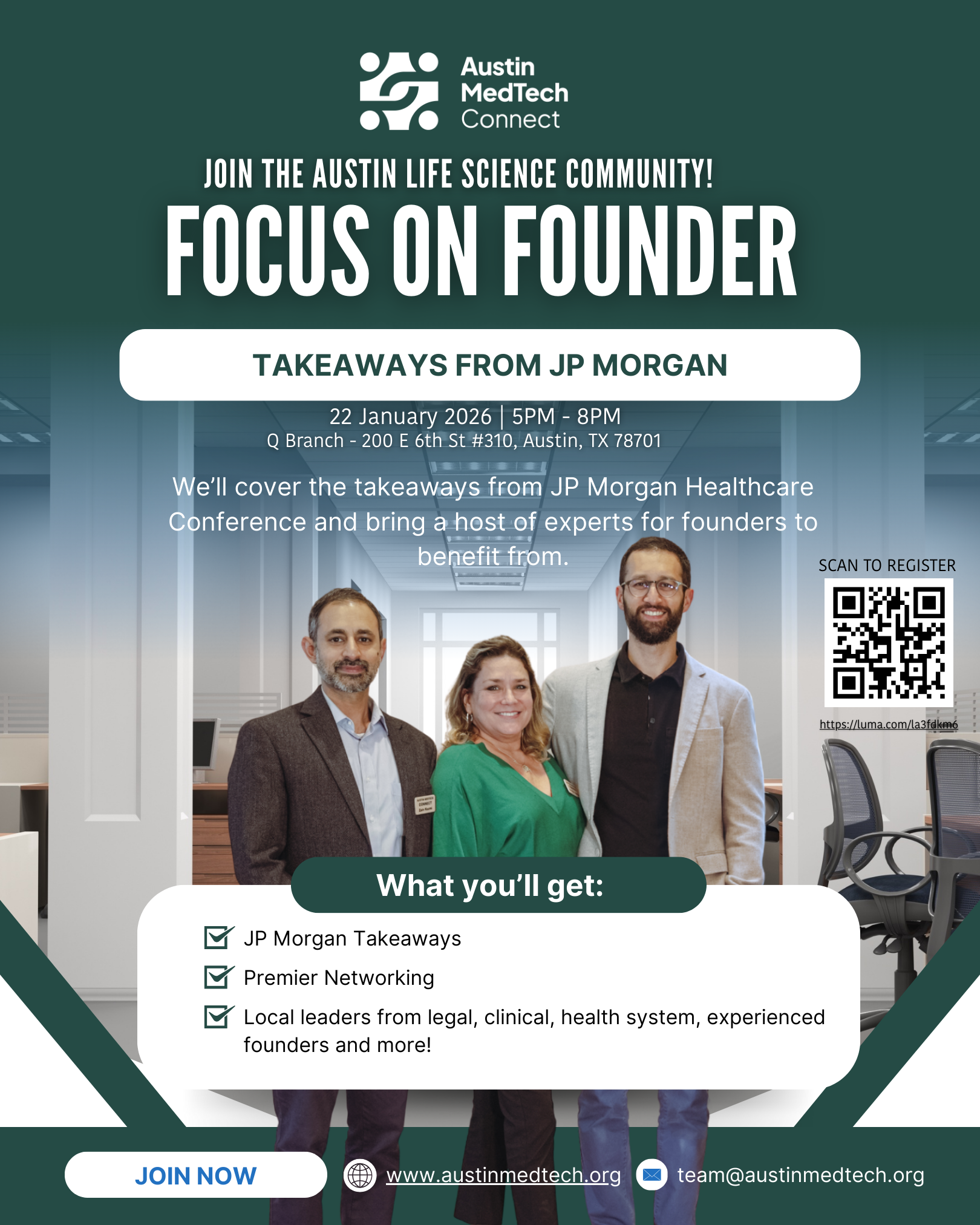 Focus on Founder - Takeaways from JP Morgan