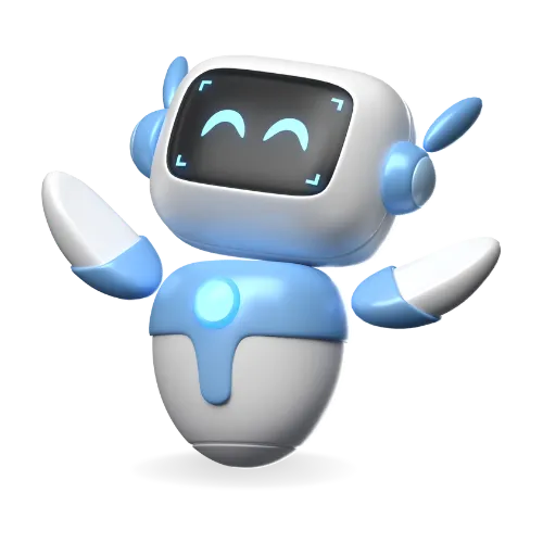 robot mascotte de lacreme.ai