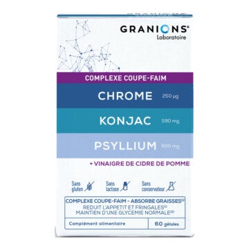 Granions Complexe Coupe Faim - Chrome, Konjac & Psyllium​