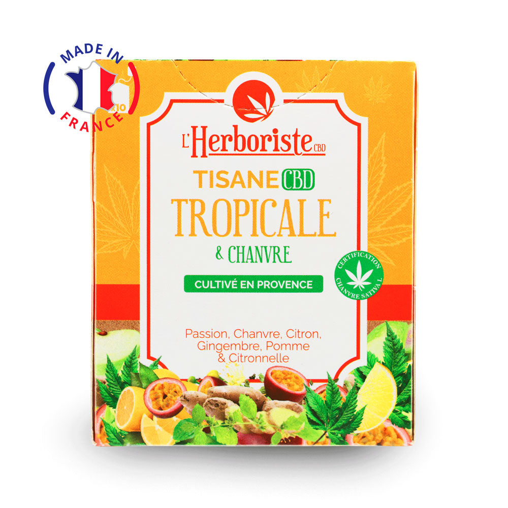 Infusettes CBD Tropicale - Tisane - L'Herboriste