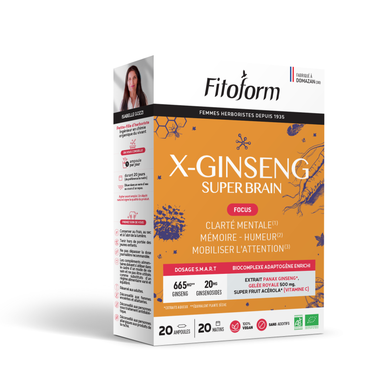 X-GINSENG SUPER BRAIN BIO*-FOCUS- 20 ampoules