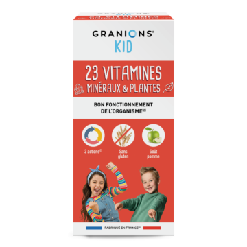 Kid 23 Vitamines - Solution Buvable Aux Plantes Goût Pomme - 200 ml