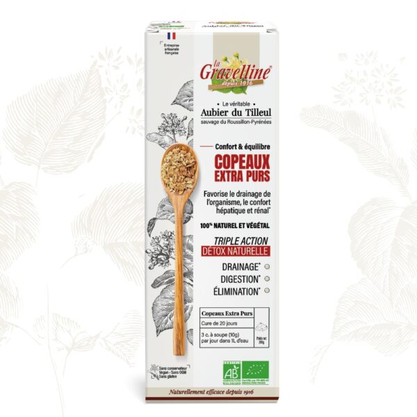 Copeaux Extra Purs du Véritable Aubier du Tilleul Sauvage du Roussillon-Pyrénées 200 g