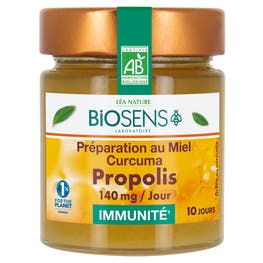 Miel curcuma propolis immunité