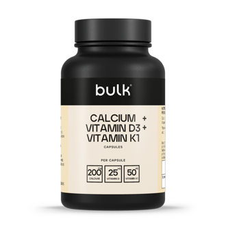Calcium, vitamine d3 + k1, capsules 1 000 mg Bulk