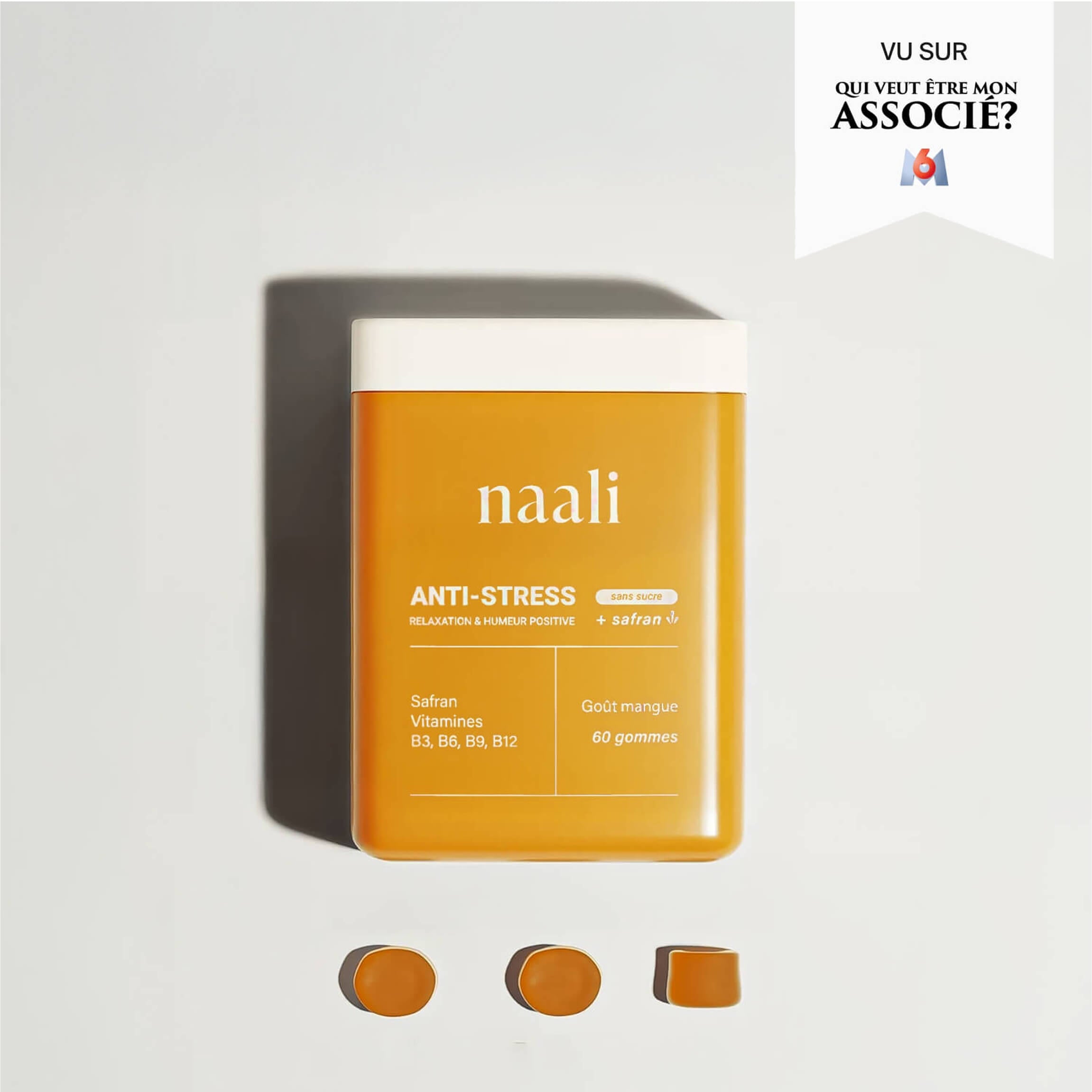 Gummies anti-stress au safran Naali