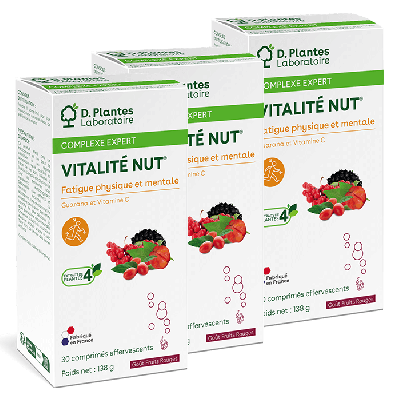 Pack 3 vitalité-nut fruits rouges Dplantes