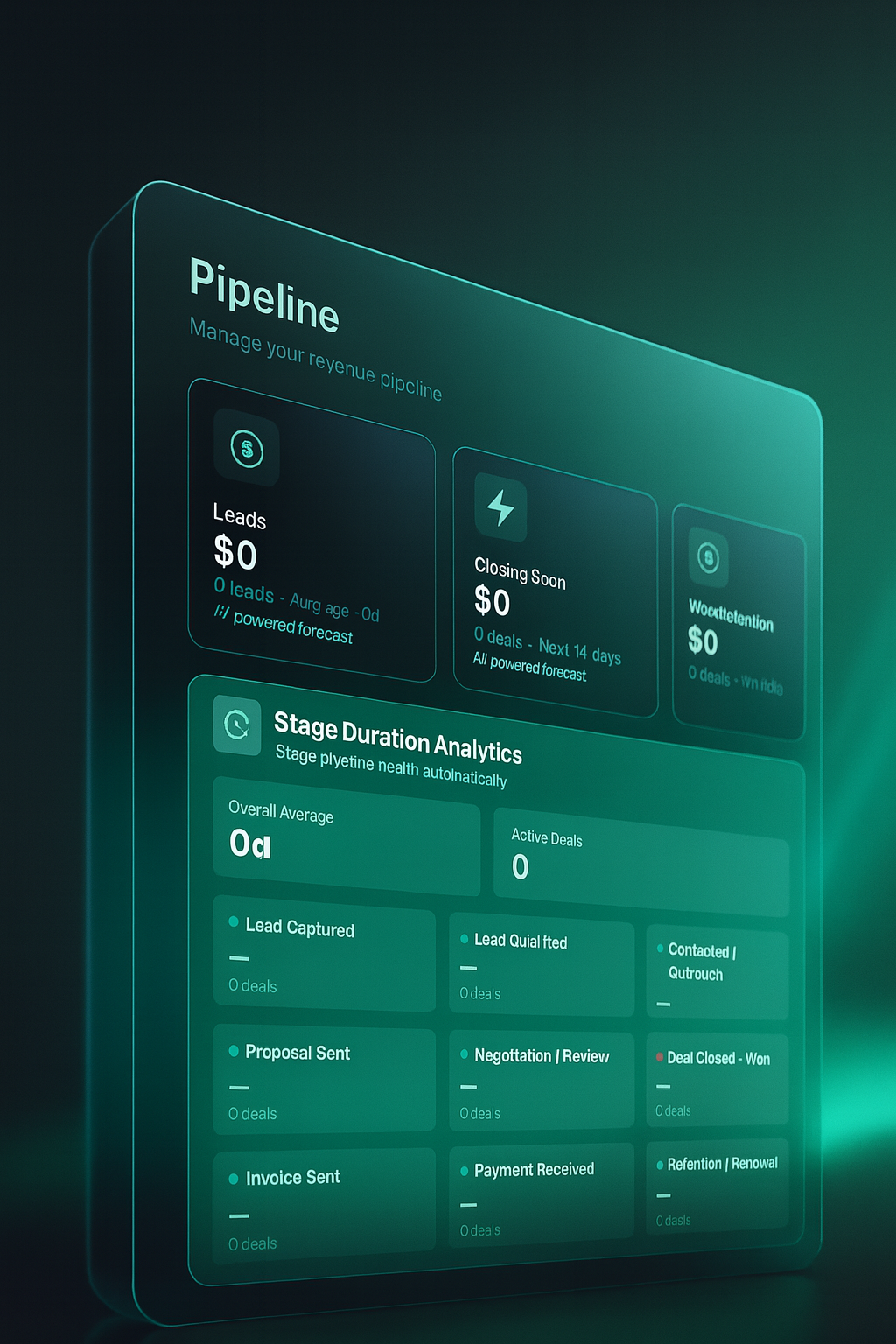 StageFlow RevOps dashboard