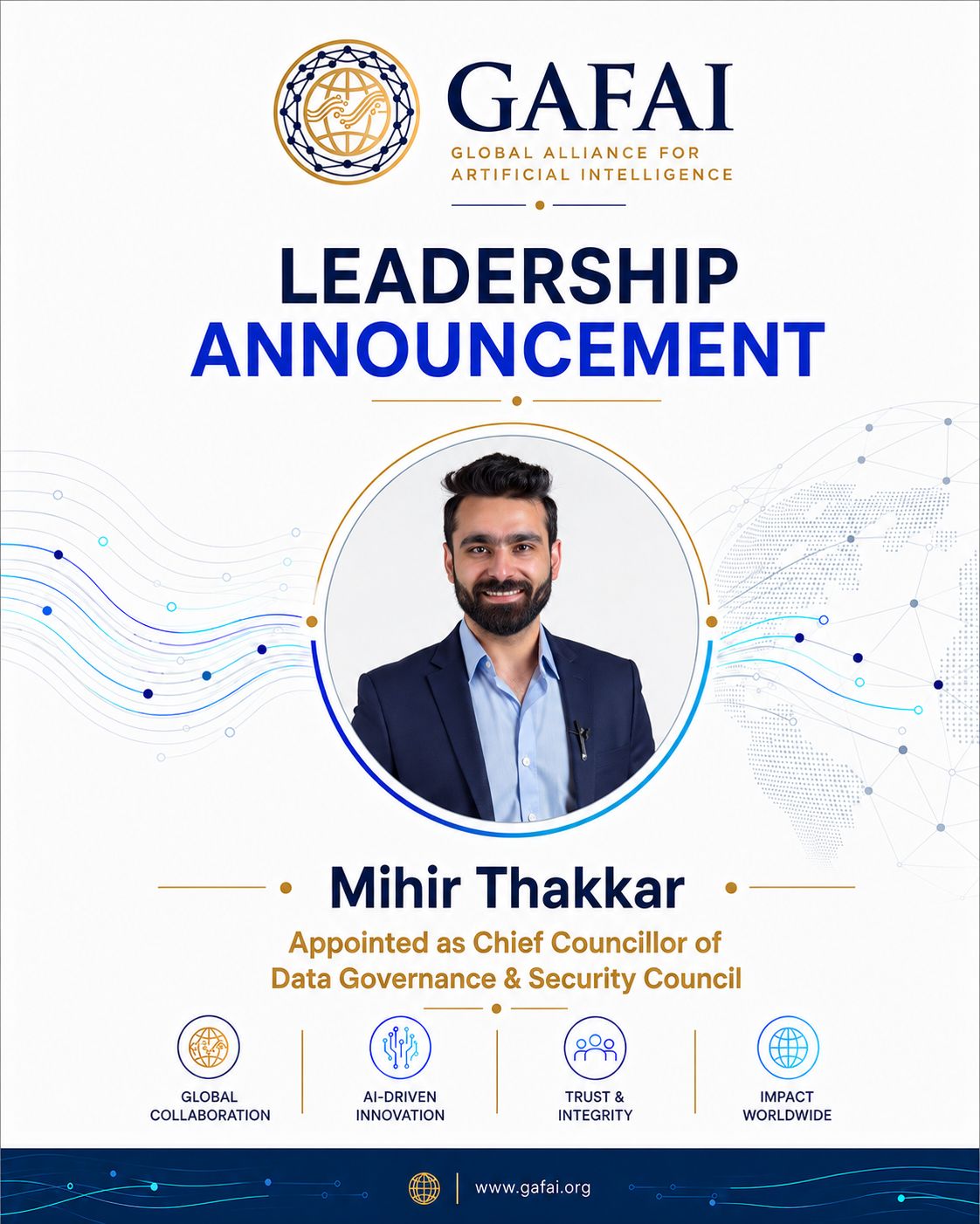 Mihir Thakkar appointed GAFAI Chief Councillor for Data Governance and Security