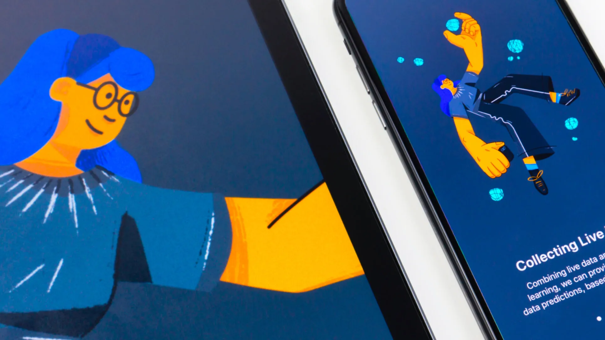 Mastering Modern Digital Design Illustration - eLearner X Webflow Template