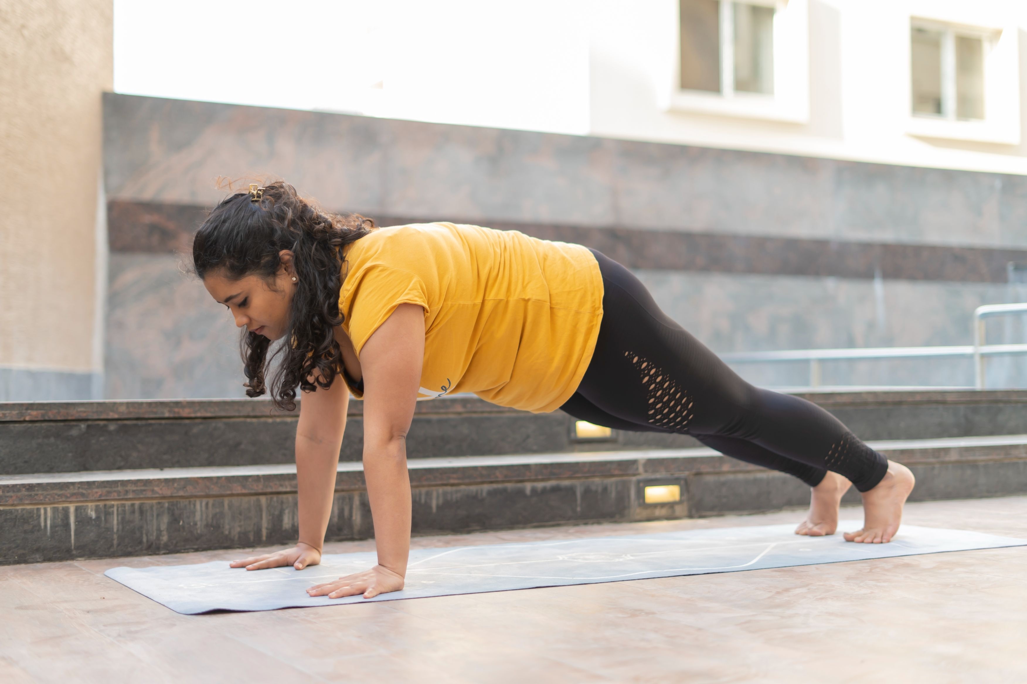 Plank Pose for Postpartum