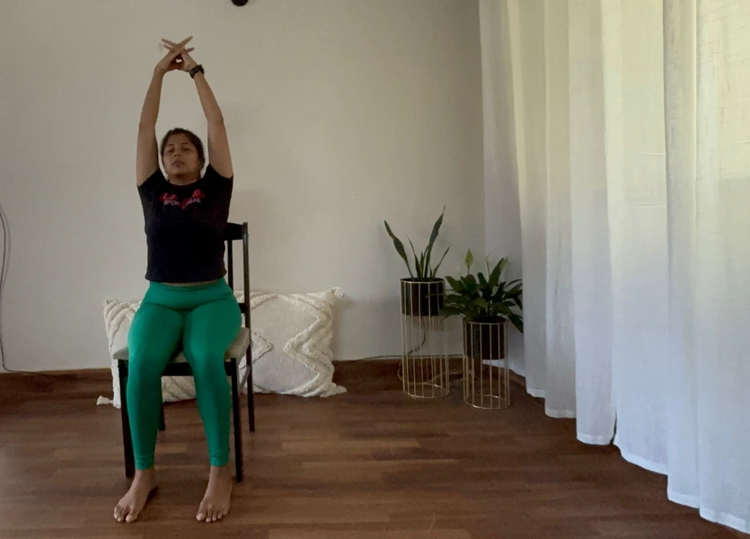 Raised Hands Pose