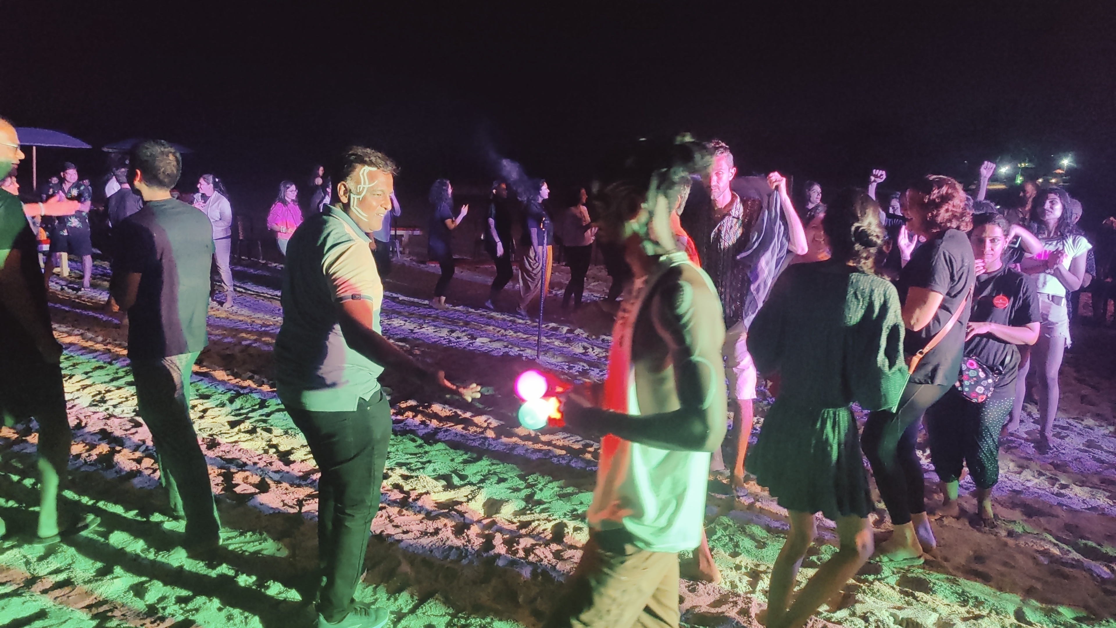 Drum Circle on the Beach