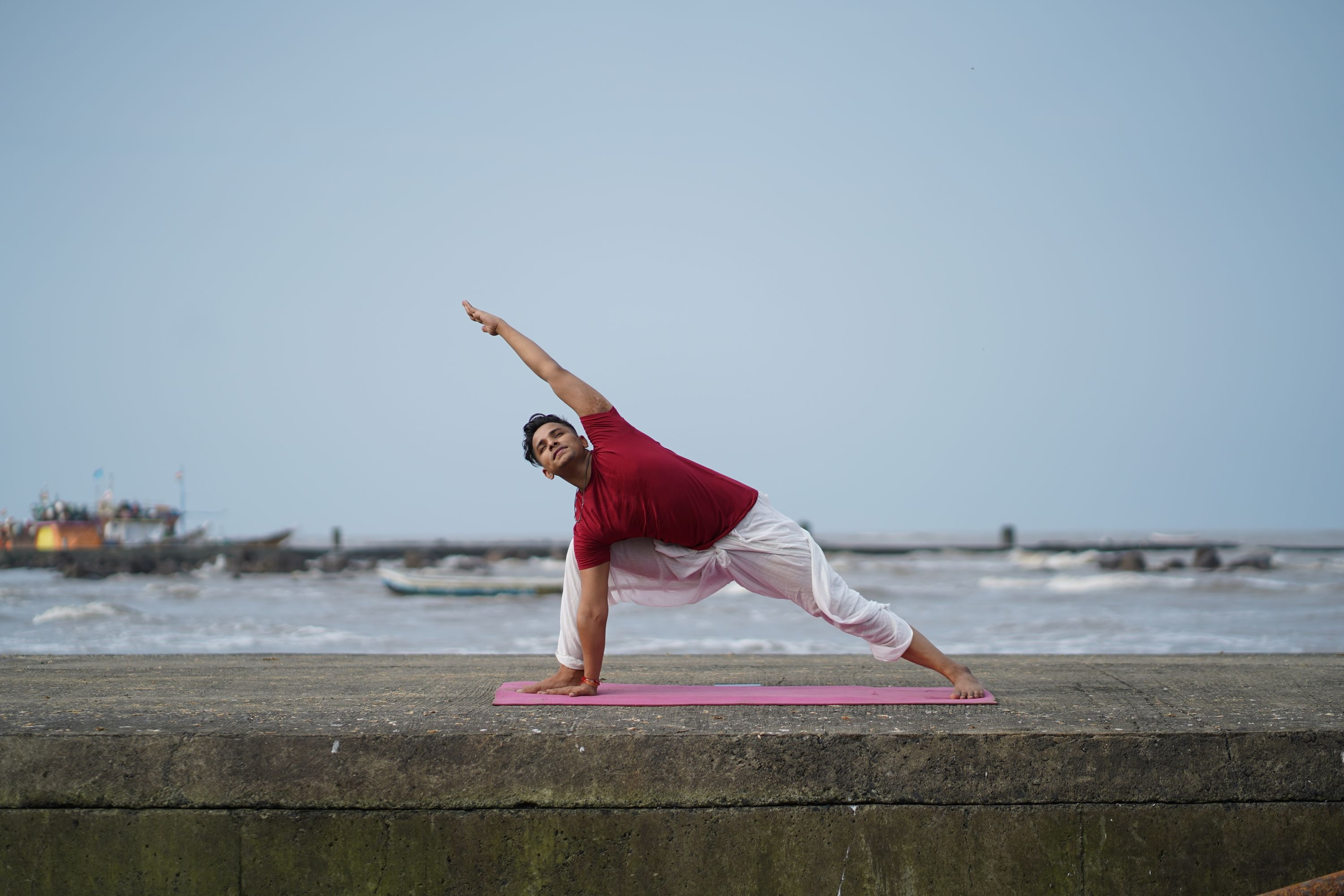 Side Angle Bend Pose