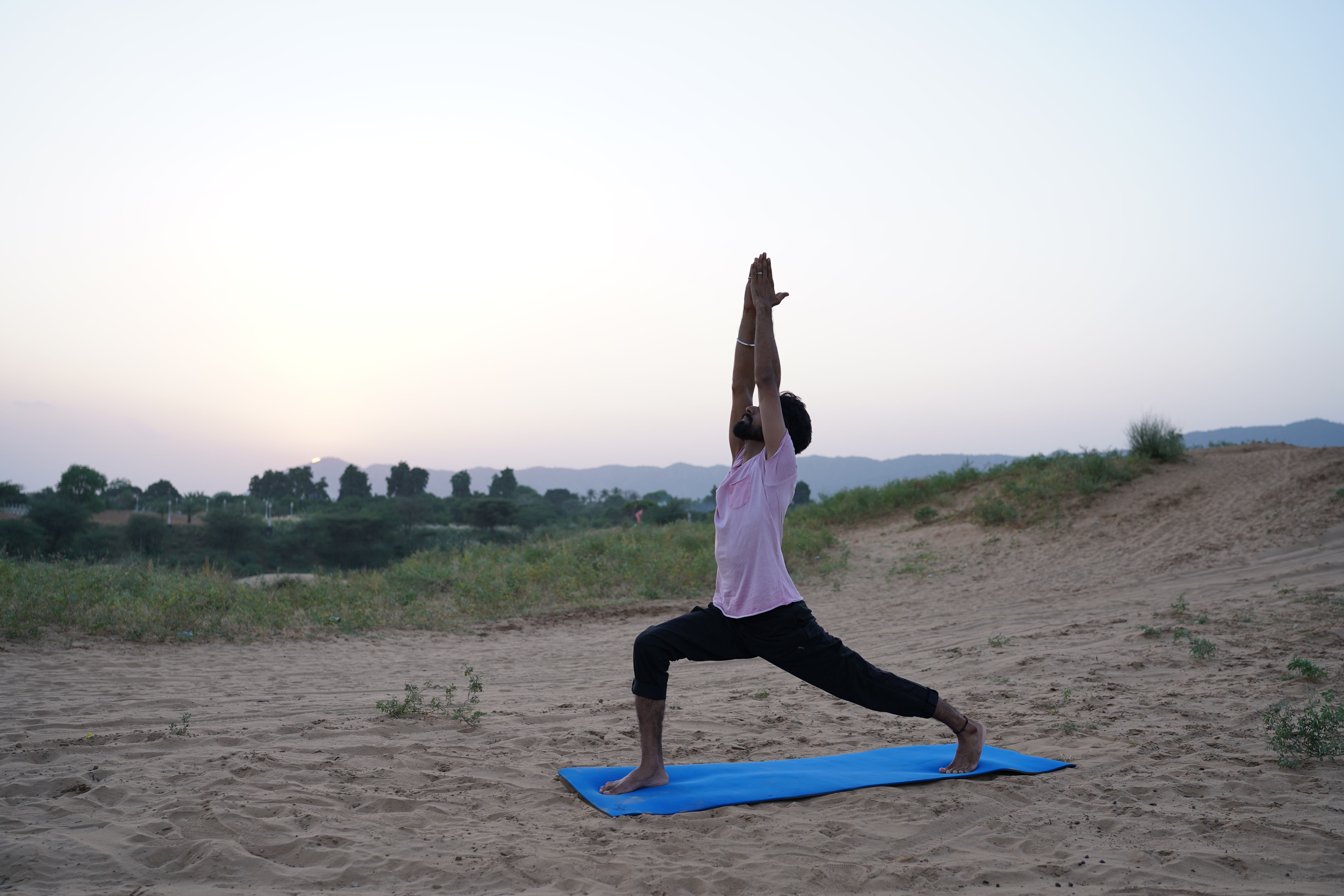 Warrior I - Throat Chakra