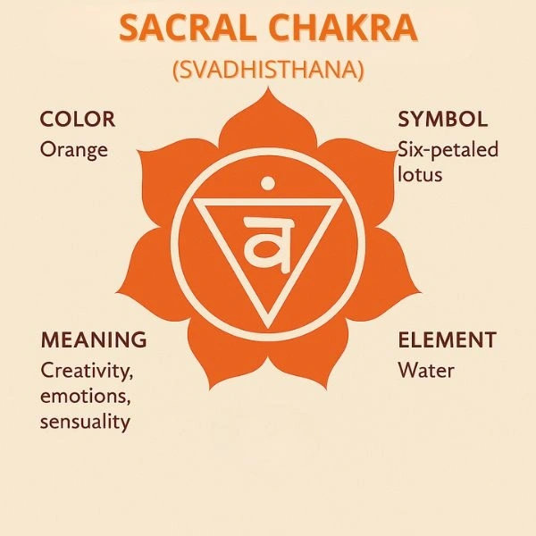 Sacral Chakra Color and Symbol