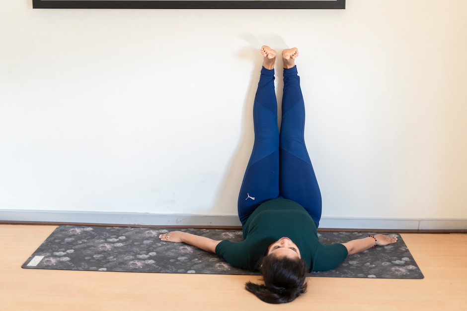 Legs Up The Wall Pose