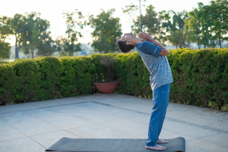 Sun Salutations Upward Salute