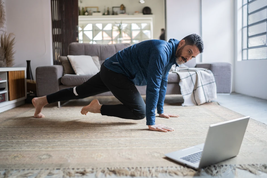 Yoga coaching for core strength
