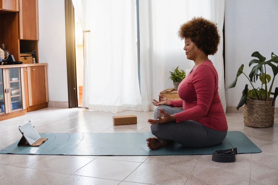 Private yoga class
