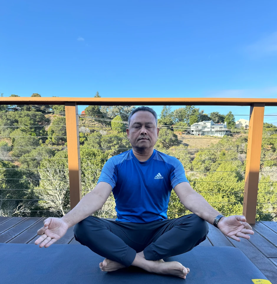 Practicing Yoga
