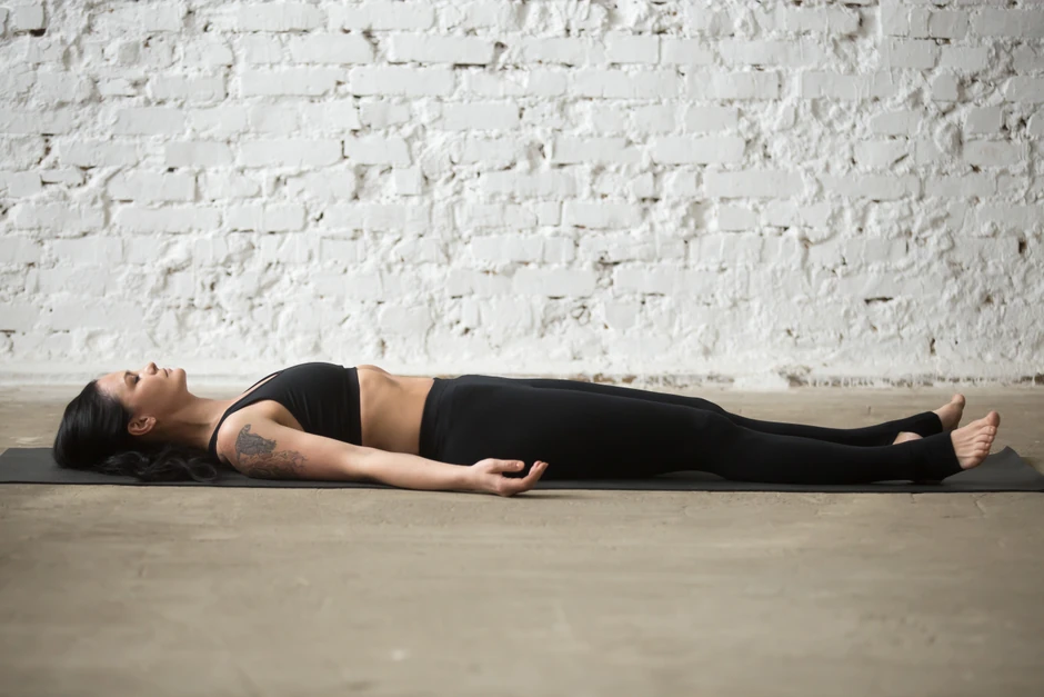 Corpse Pose for Stress Relief