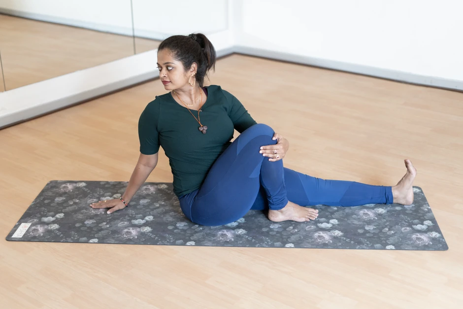 Seated Spinal Twist for Stress Relief