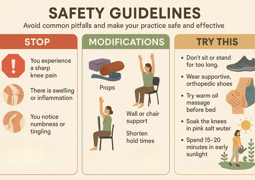 Safety Tips for Knee Pain