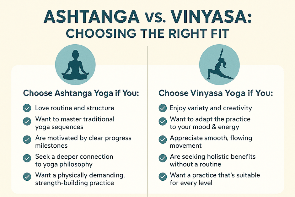 Ashtanga vs. Vinyasa: What is Right for You