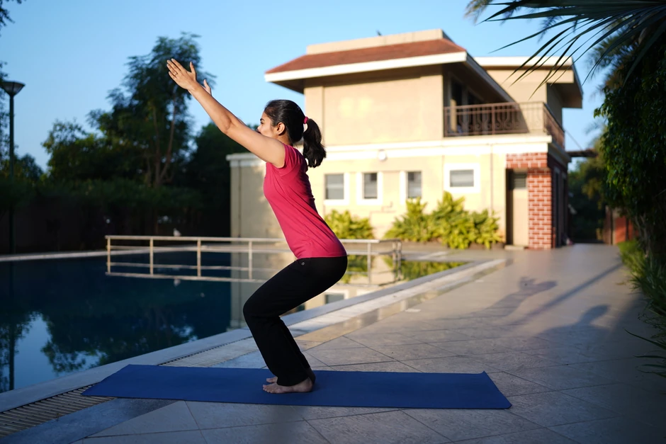 Chair Pose for Osteoporosis