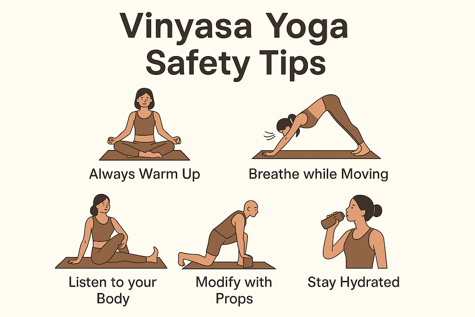 Vinyasa Yoga Safety Tips