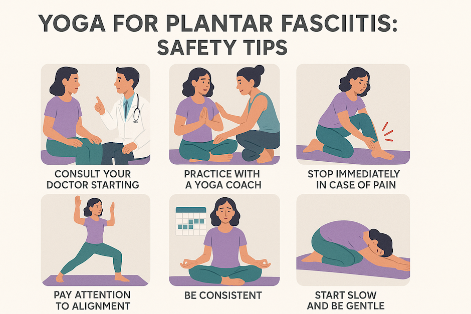 Plantar Fasciitis Yoga Safety Tips