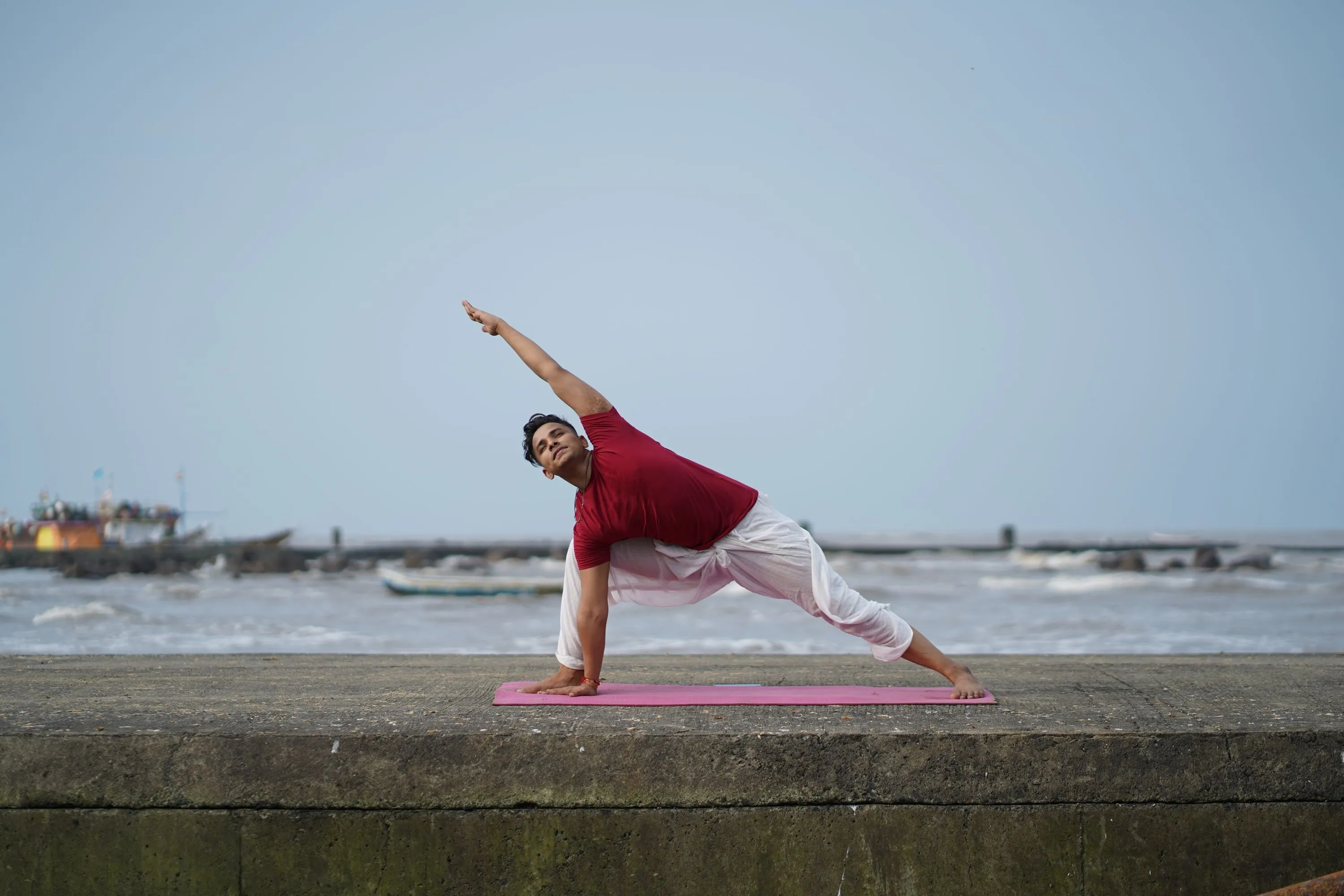 Side Angle Bend Pose