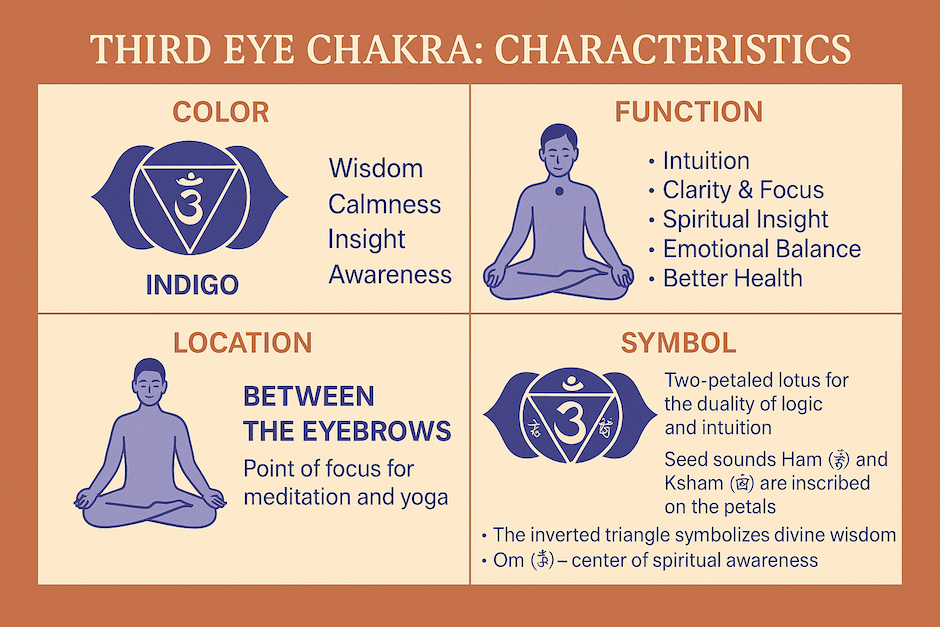 Third Eye Chakra Characteristics