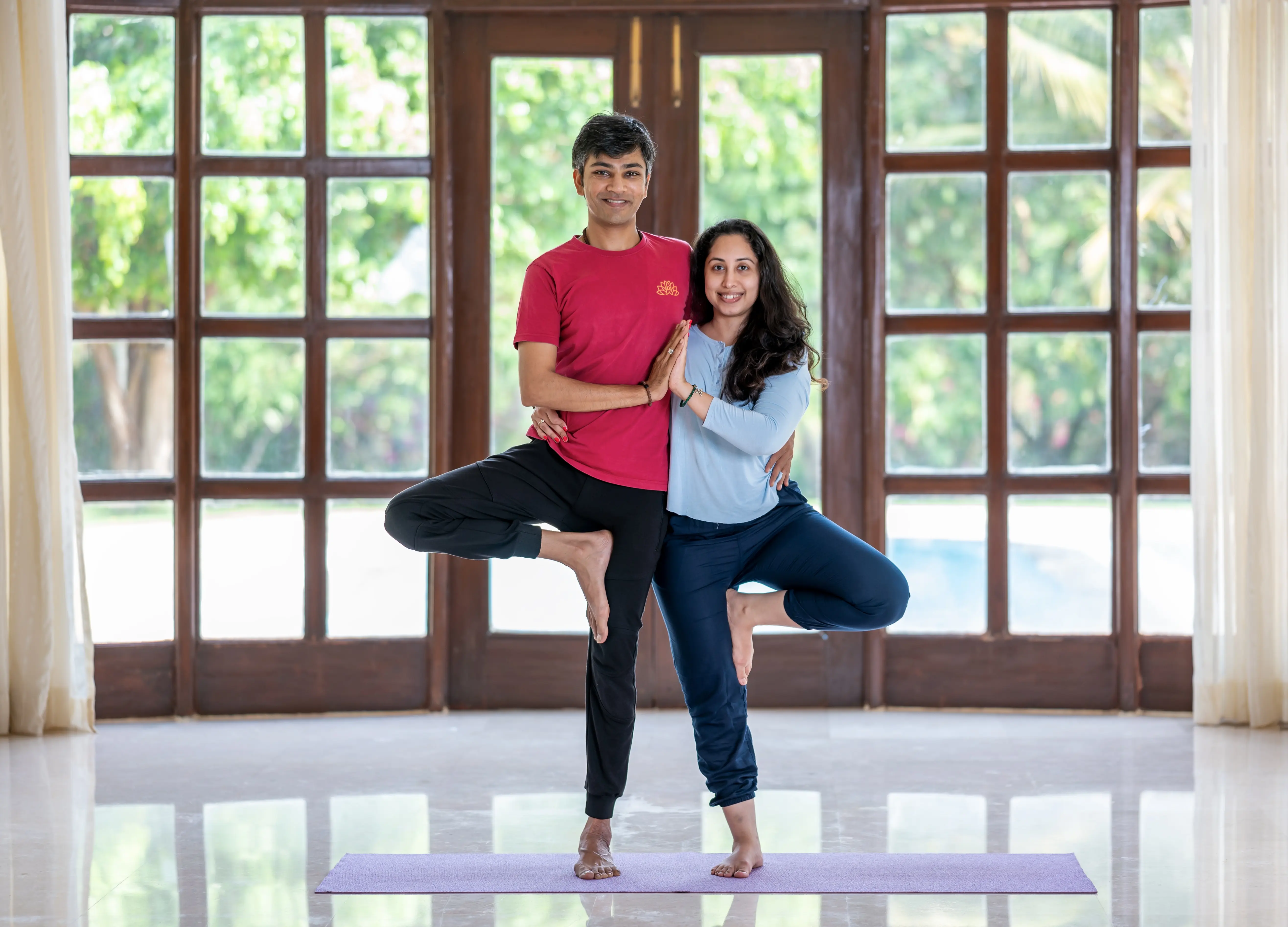 Partner Tree Pose