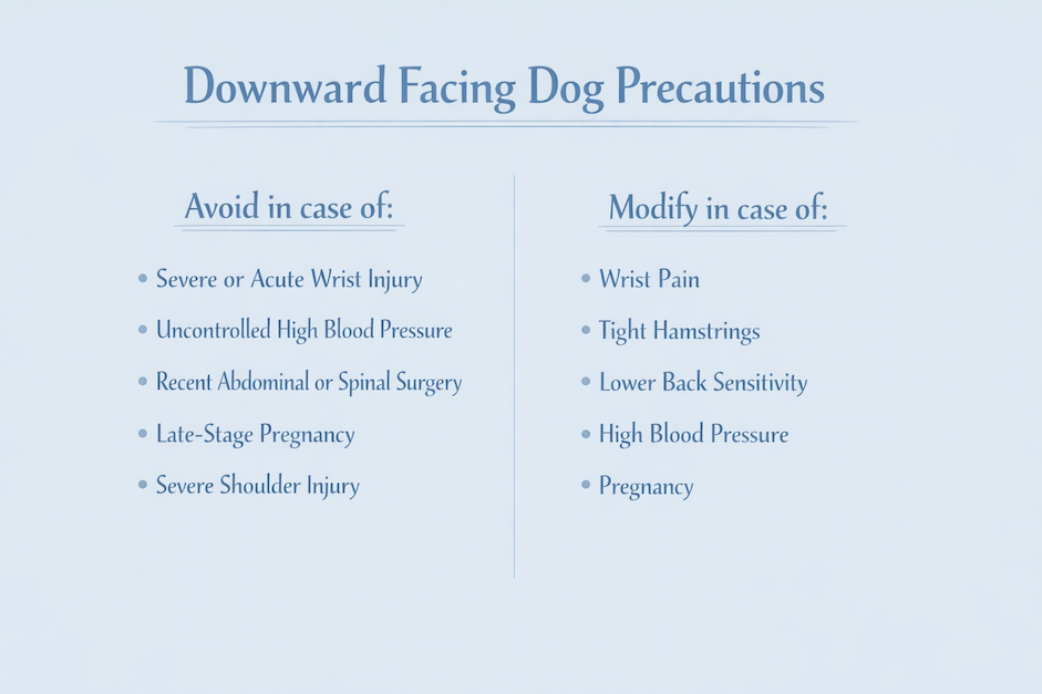 Downward-Facing Dog Pose Precautions