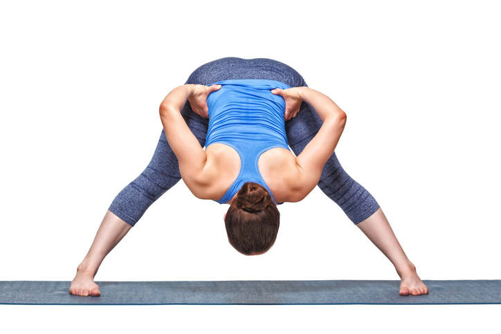 Prasarita Padottanasana B (Hands on Hips)