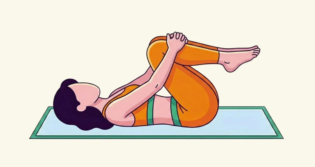 Apanasana Knee to Chest Pose