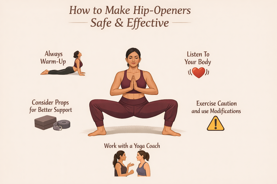 How to Make Hip-Opening Yoga Safe and Effective