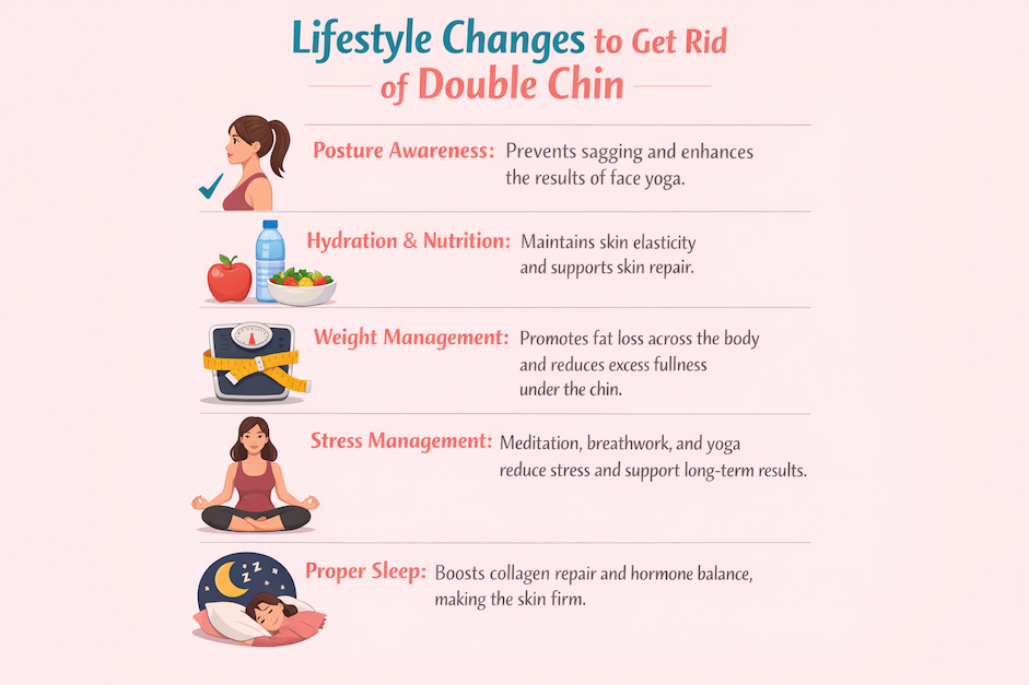 Combining Face Yoga with Lifestyle Changes